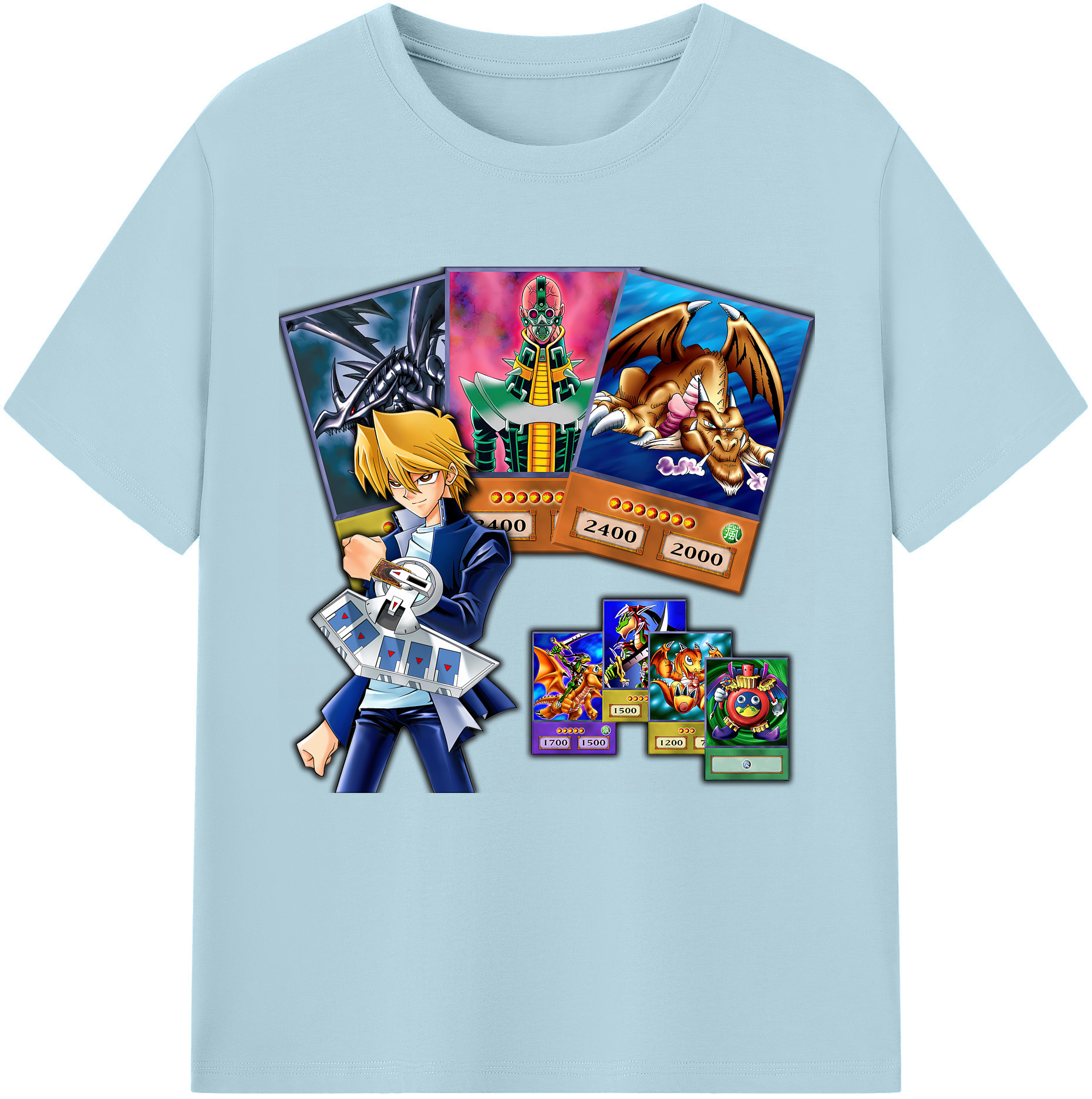 （画像用） 遊☆戯☆王 Yu-Gi-Oh! 綿100％半袖Tシャツ（フロントプリント）